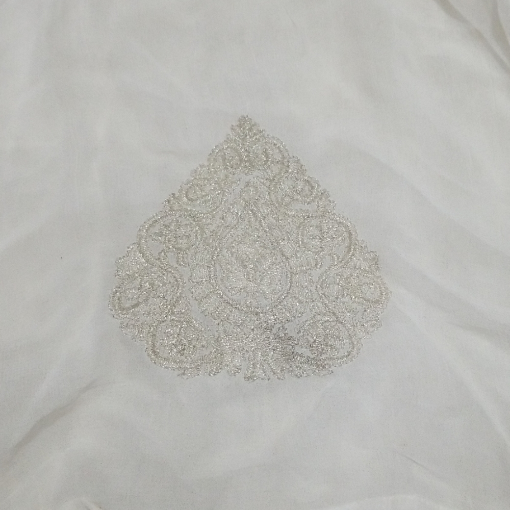 BEAUTIFUL - Chicos Womens Sheer Embroidered Blouse - Picture 5 of 7